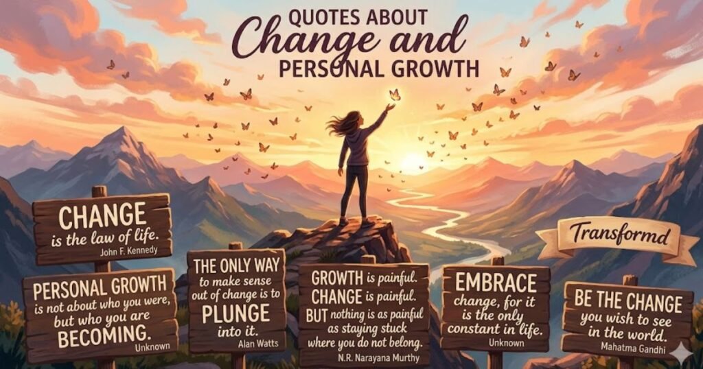 Quotes About Change and Personal Growth