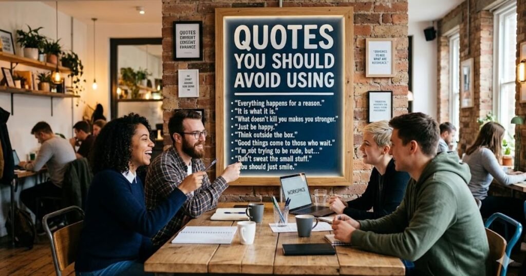 Quotes You Should Avoid Using
