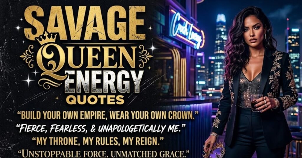Savage Queen Energy Quotes