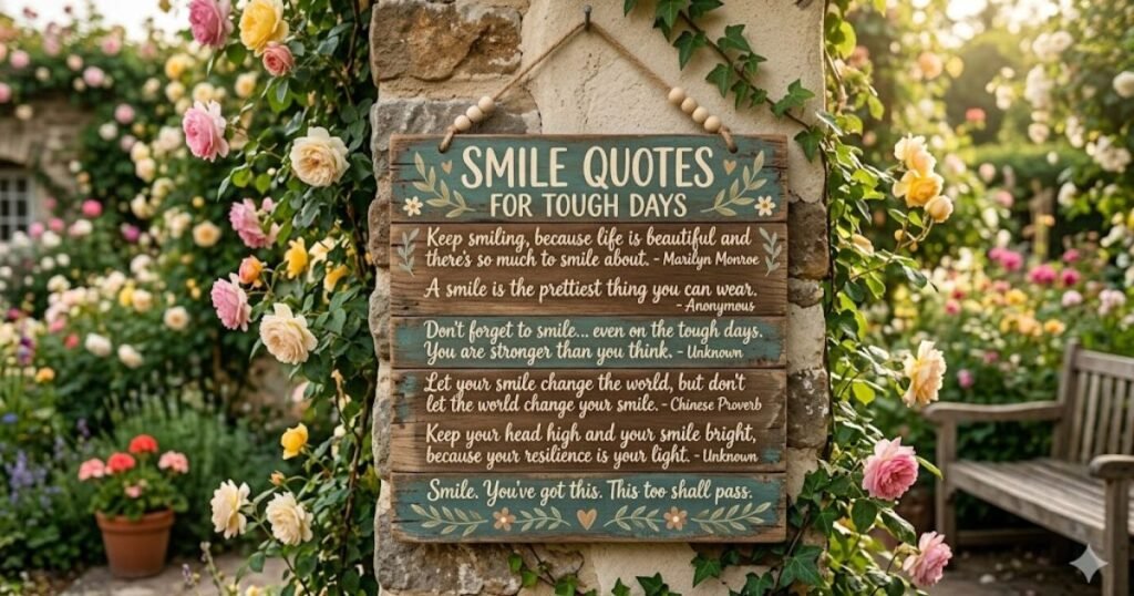 Smile Quotes for Tough Days