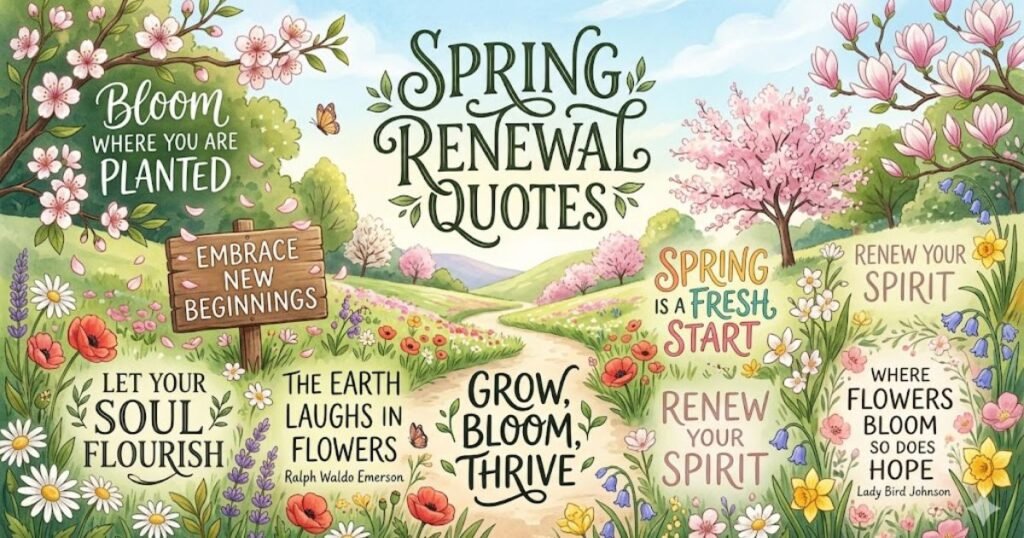 Spring Renewal Quotes