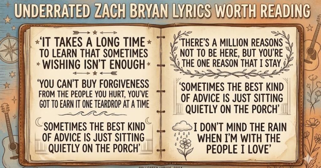 Underrated Zach Bryan Lyrics Worth Reading
