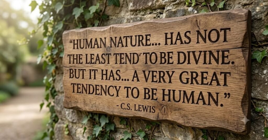 Wise C.S. Lewis Quotes About Human Nature