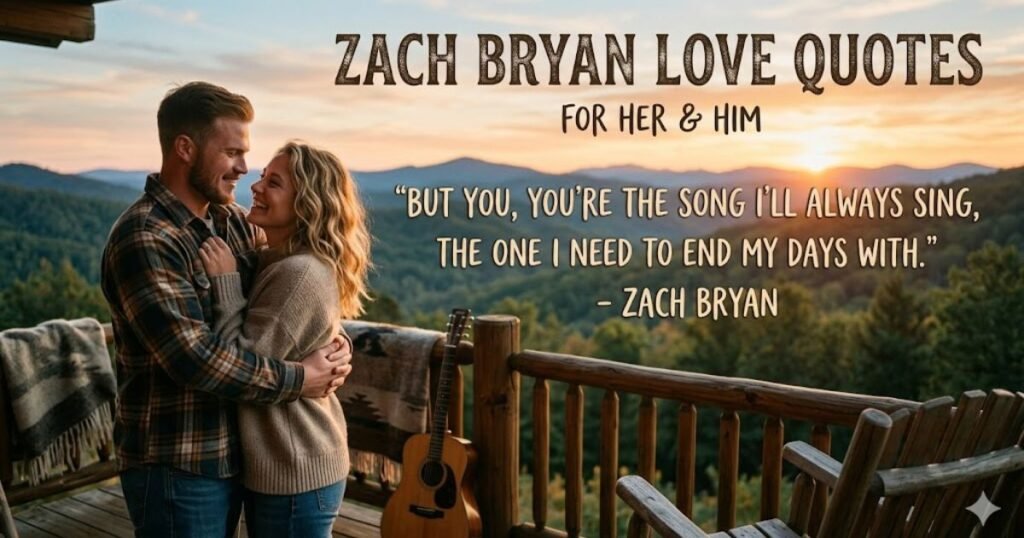 Zach Bryan Love Quotes for Her and Him